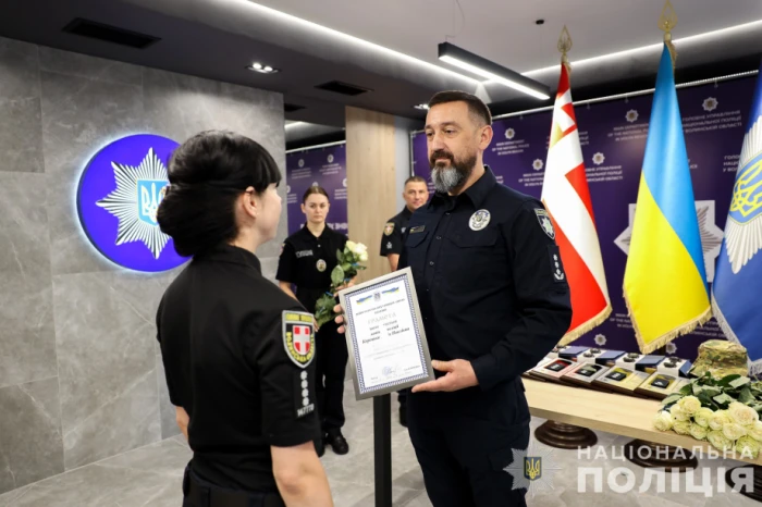 У Луцьку подяками та цінними подарунками відзначили волинських поліцейських