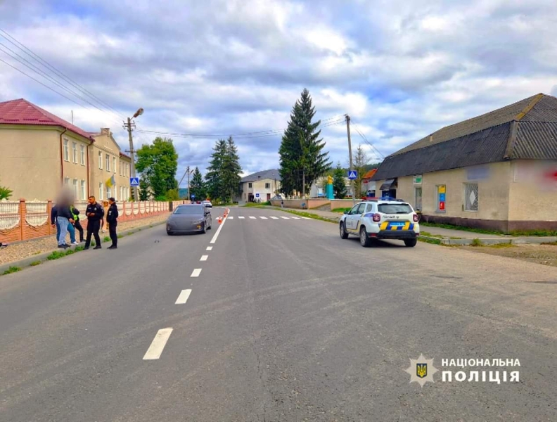 Молода водійка збила дитину на Прикарпатті (ФОТО)