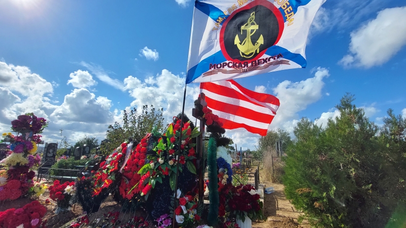 В Алушті поховали ще одного російського військового, який загинув у Курській області