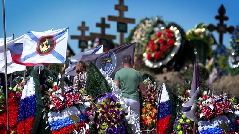 В Алушті поховали військового, який загинув на війні з Україною менш ніж за два місяці після підписання контракту з Міноборони РФ