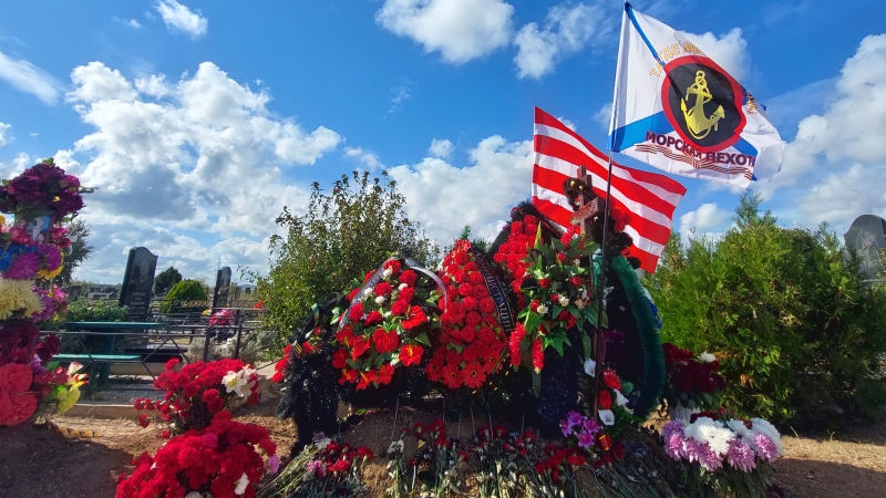 У Севастополі поховали загиблого на Запорізькому напрямку військового РФ