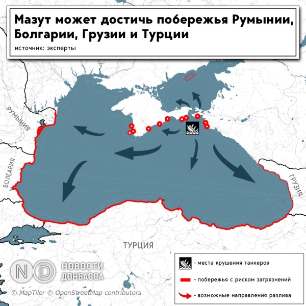 «Такої кількості мазуту акваторія жодного моря не отримувала». Що буде з Чорним морем після аварії російських танкерів